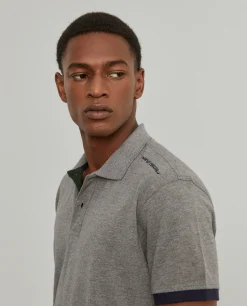 Polo piqué em algodão