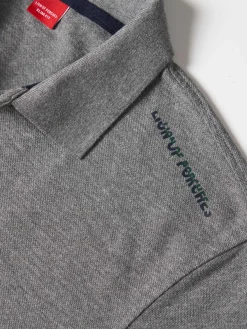 Polo piqué em algodão