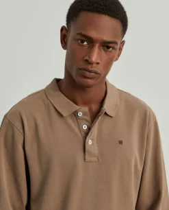 Polo piqué manga comprida