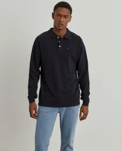 Polo piqué manga comprida
