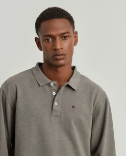 Polo piqué manga comprida