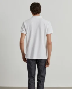 Polo piqué regular fit em algodão