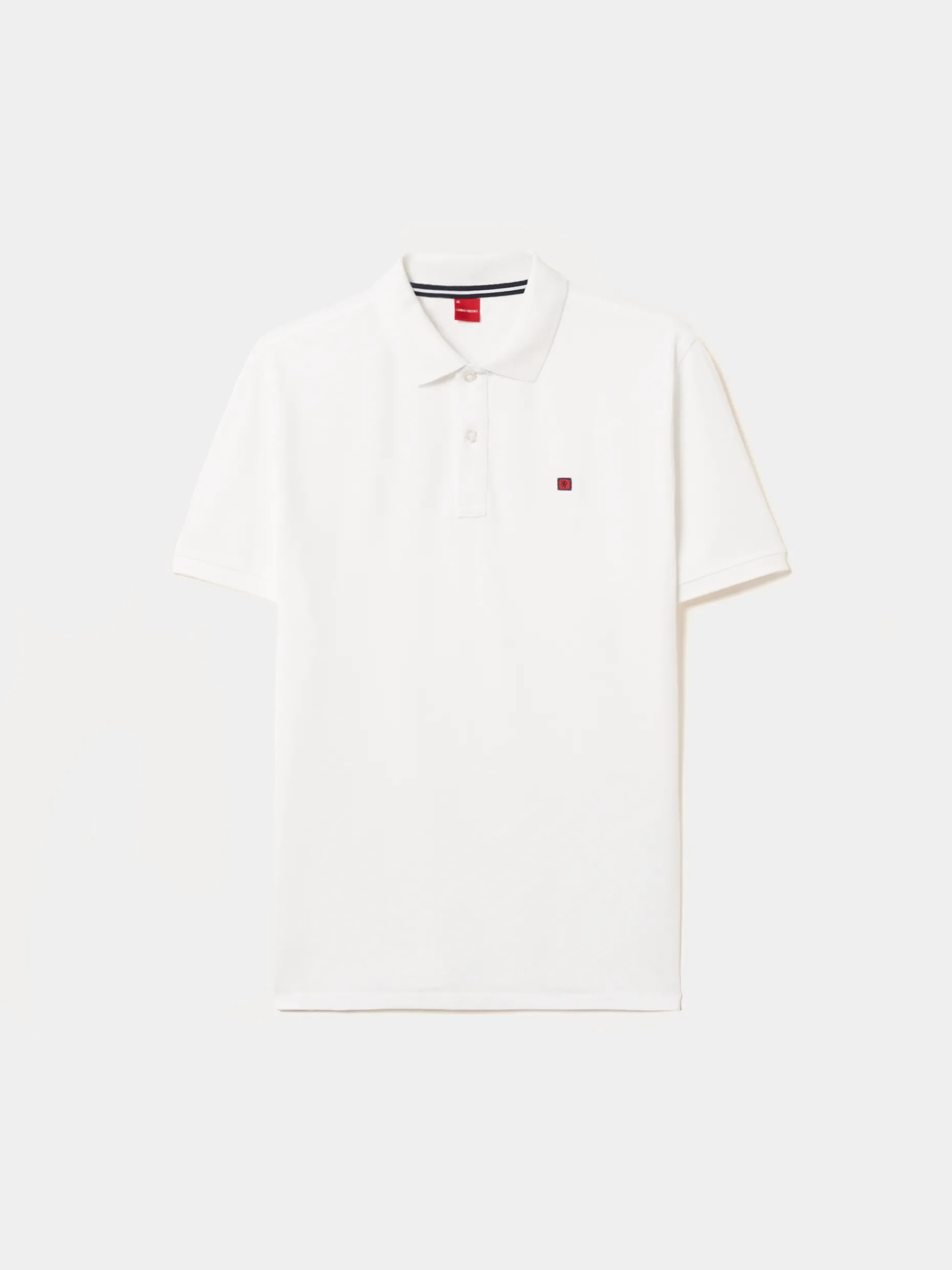 Polo piqué regular fit em algodão