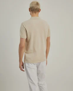 Polo piqué regular fit em algodão