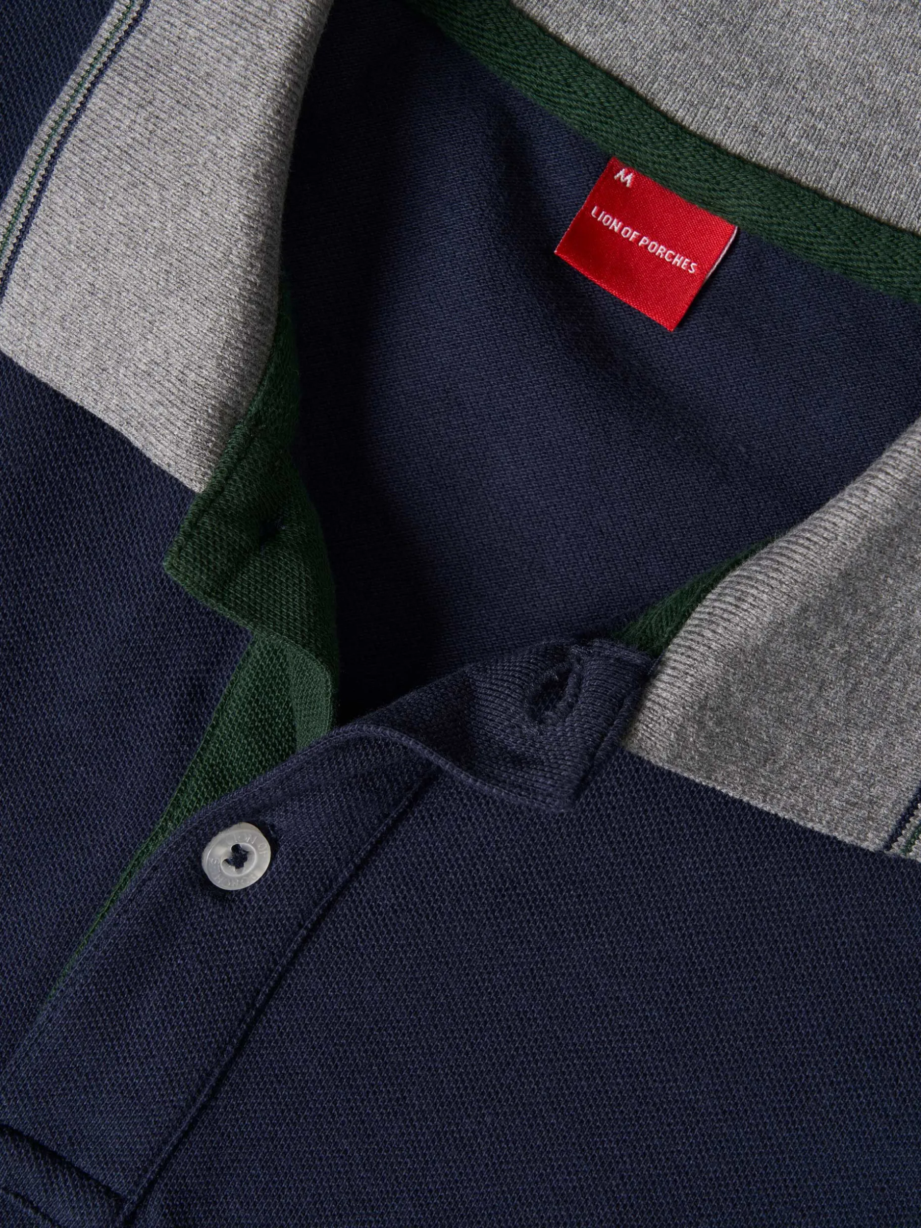 Polo piqué regular fit em algodão