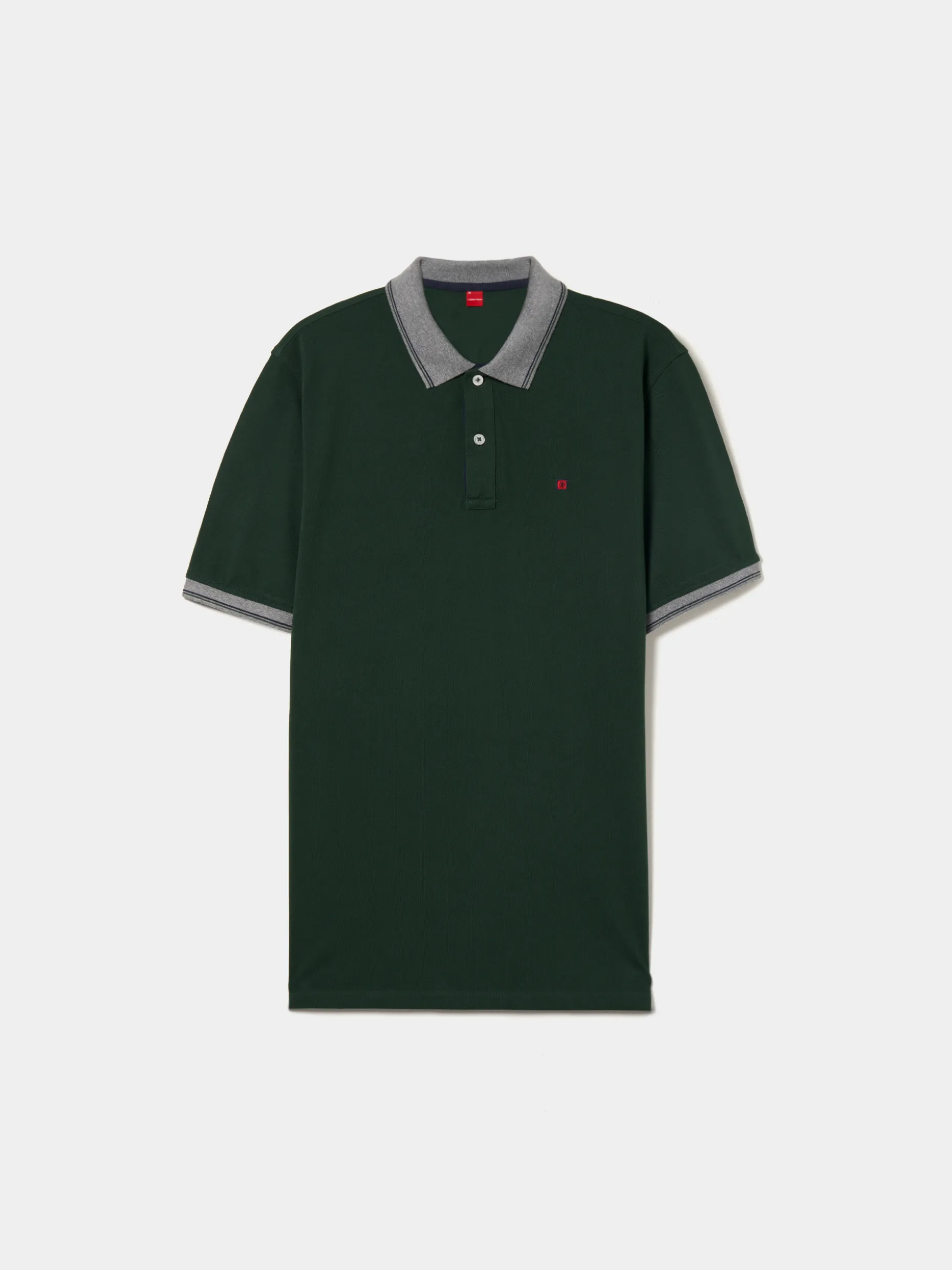 Polo piqué regular fit em algodão