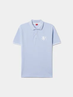 Polo piqué slim fit em algodão