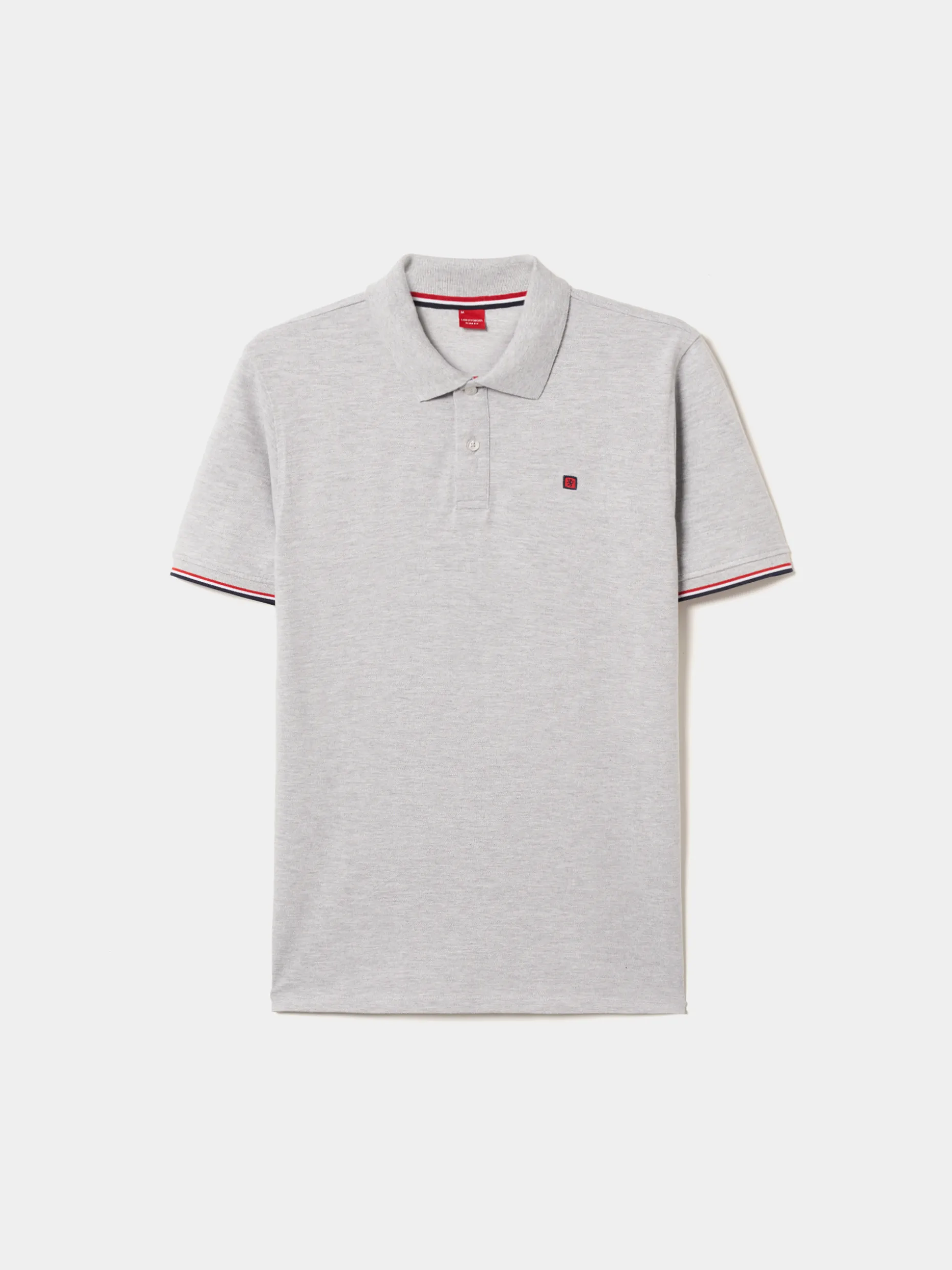Polo piqué slim fit em algodão