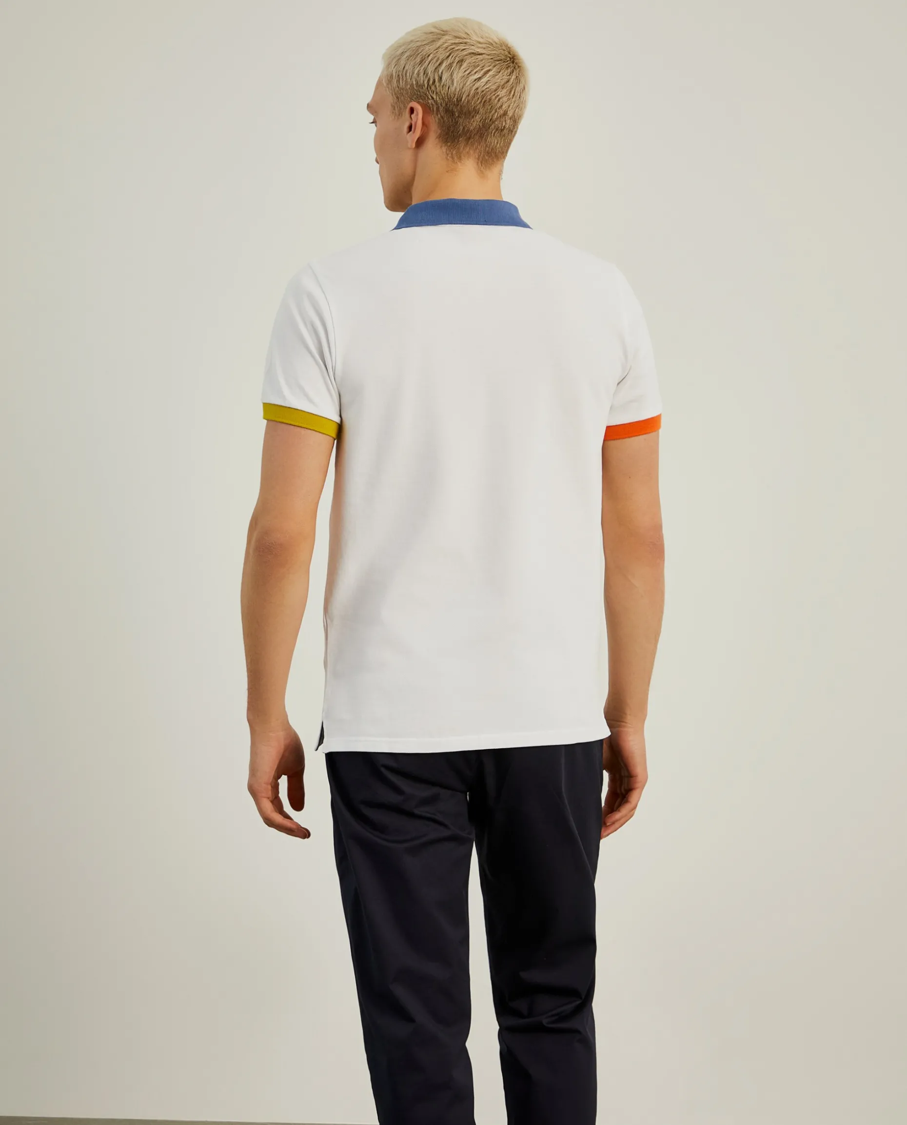 Polo piqué slim fit multicolor