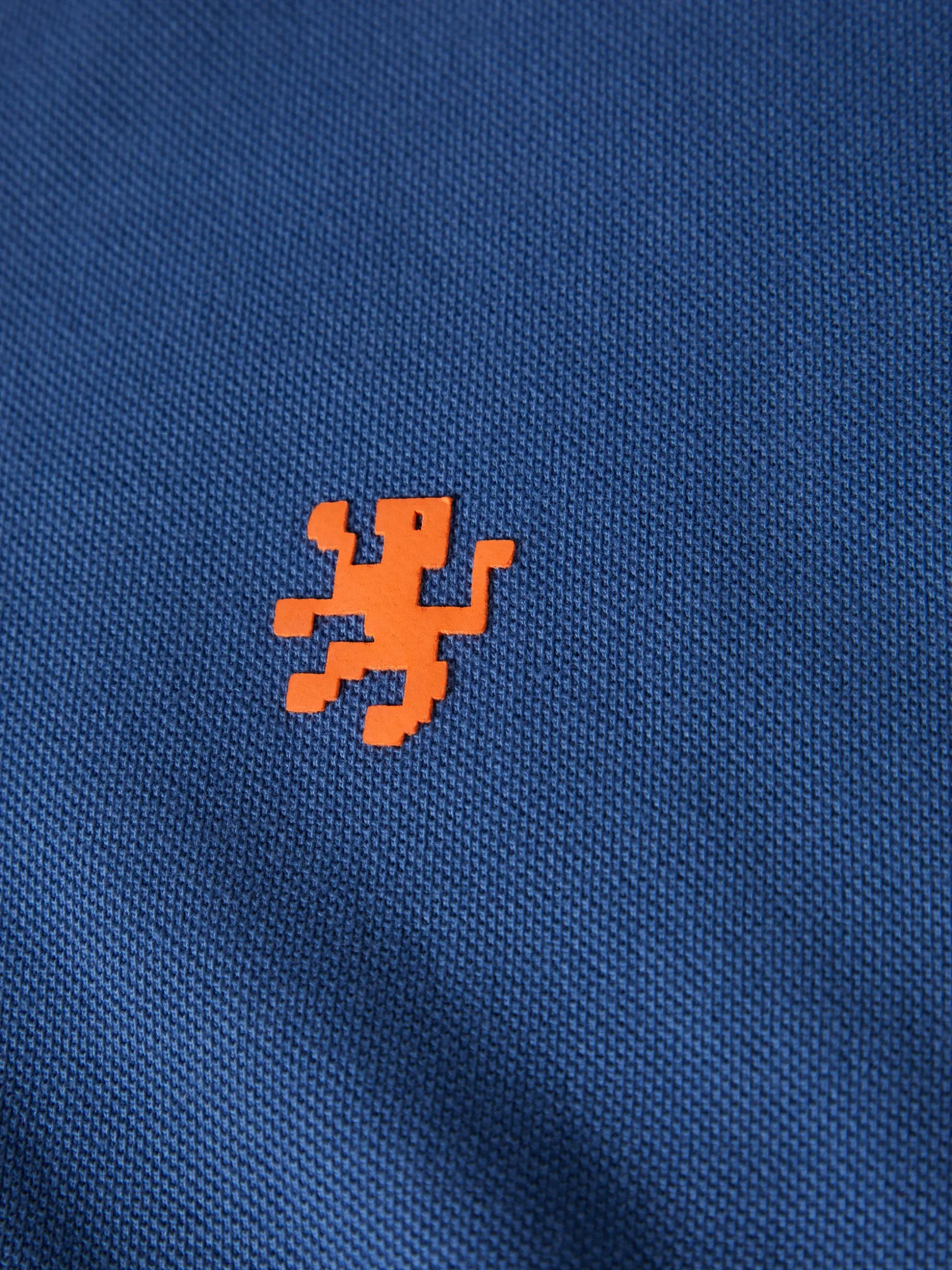 Polo piqué slim fit tricolor