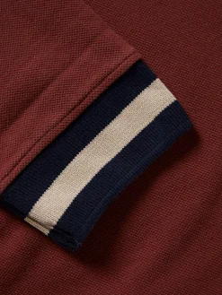 Polo regular fit de manga comprida