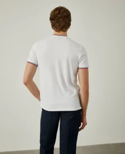 Polo slim fit 100% algodão