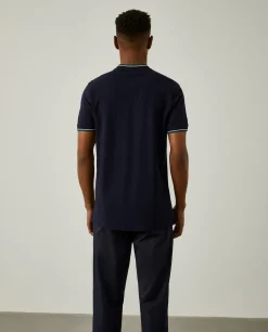 Polo slim fit 100% algodão