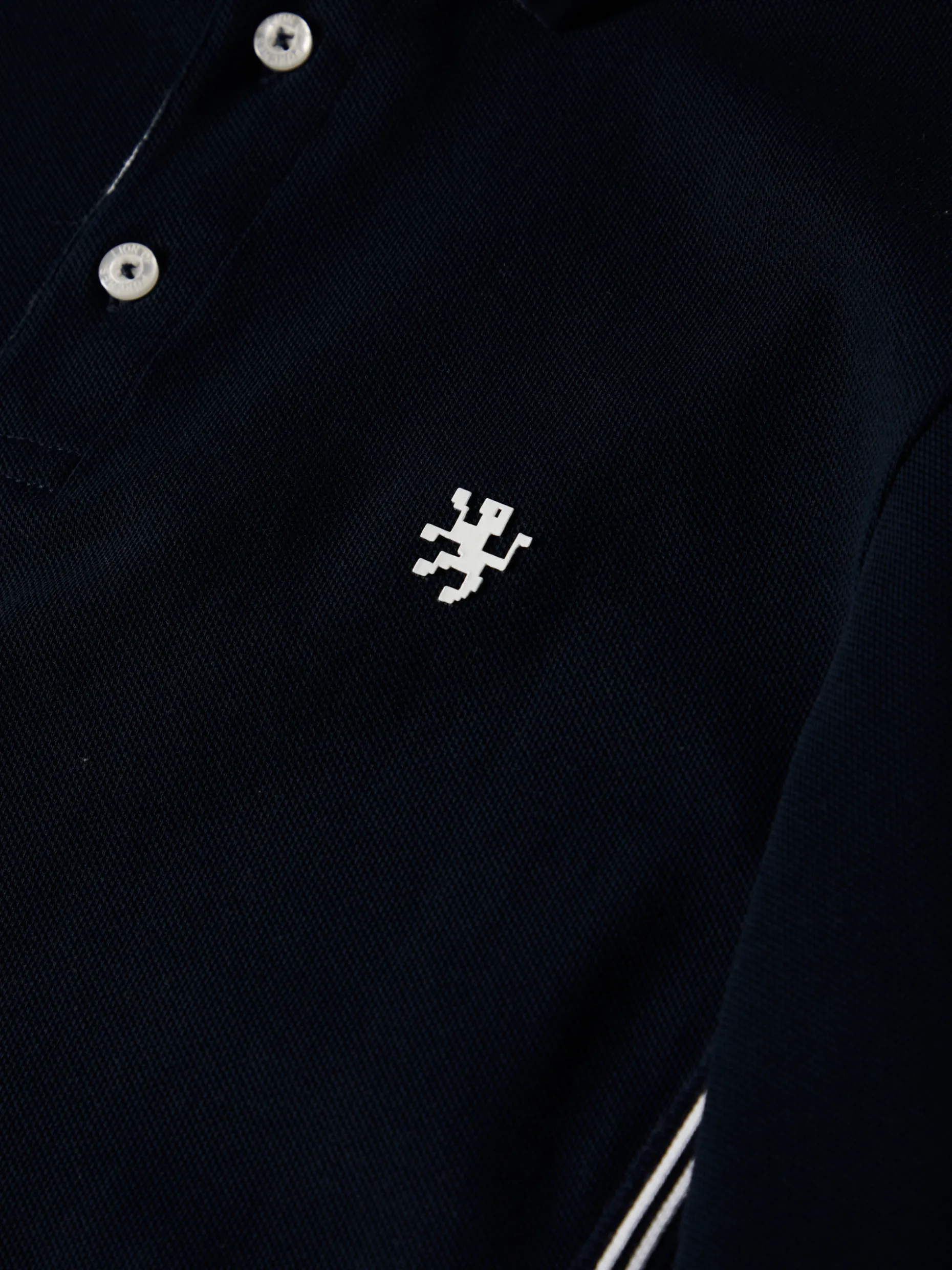 Polo slim fit de manga comprida