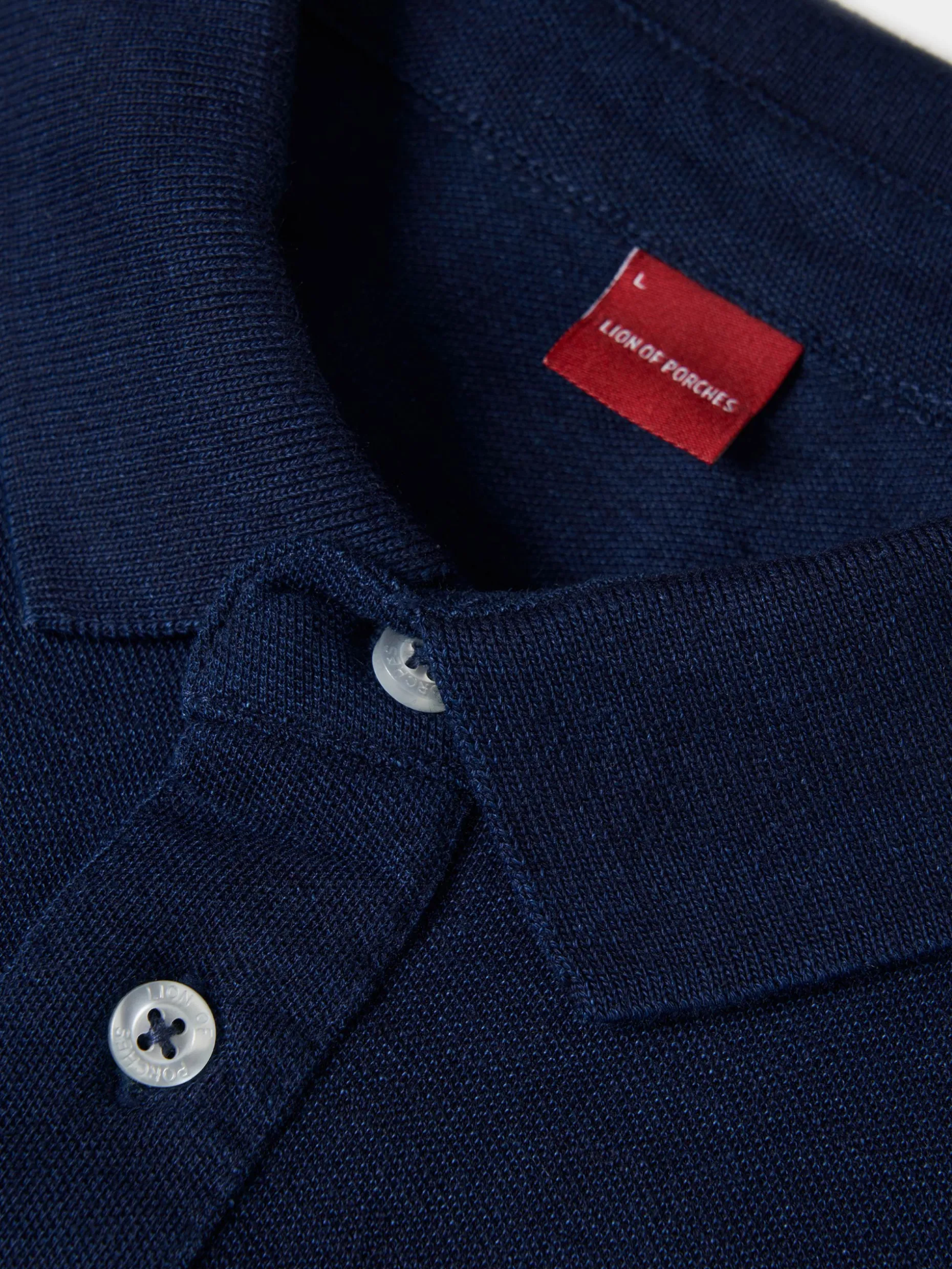 Polo slim fit garment dye