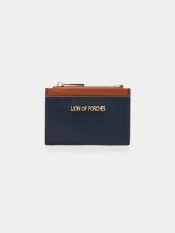 Porta-cartões bicolor