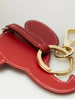 Porta-chaves elefante 100% pele