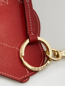 Porta-chaves pato 100% pele