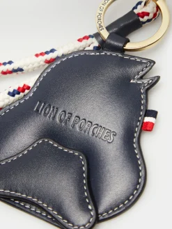 Porta-chaves pato 100% pele