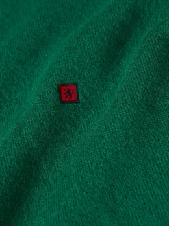 Pullover decote redondo em lã