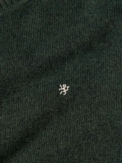 Pullover decote redondo em lã