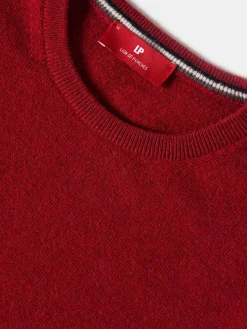 Pullover decote redondo mistura de lã