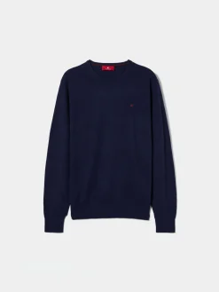 Pullover em lã com decote redondo