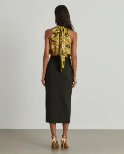 Saia lápis midi justa