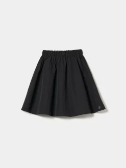 Saia reversível com cintura elástica