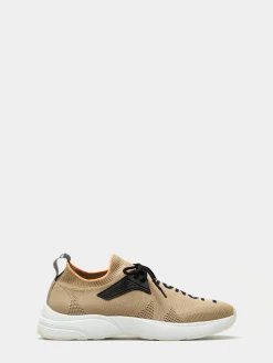 Sapatilha de malha com logo