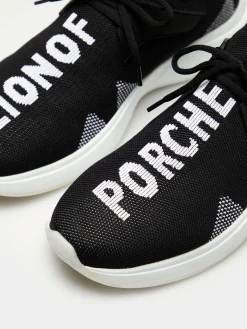 Sapatilha de malha com logo