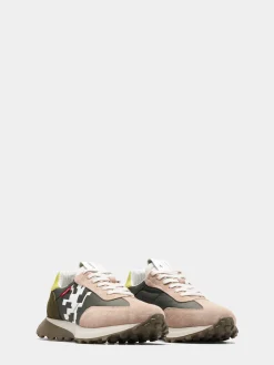 Sapatilha unisexo em nylon com símbolo estampado