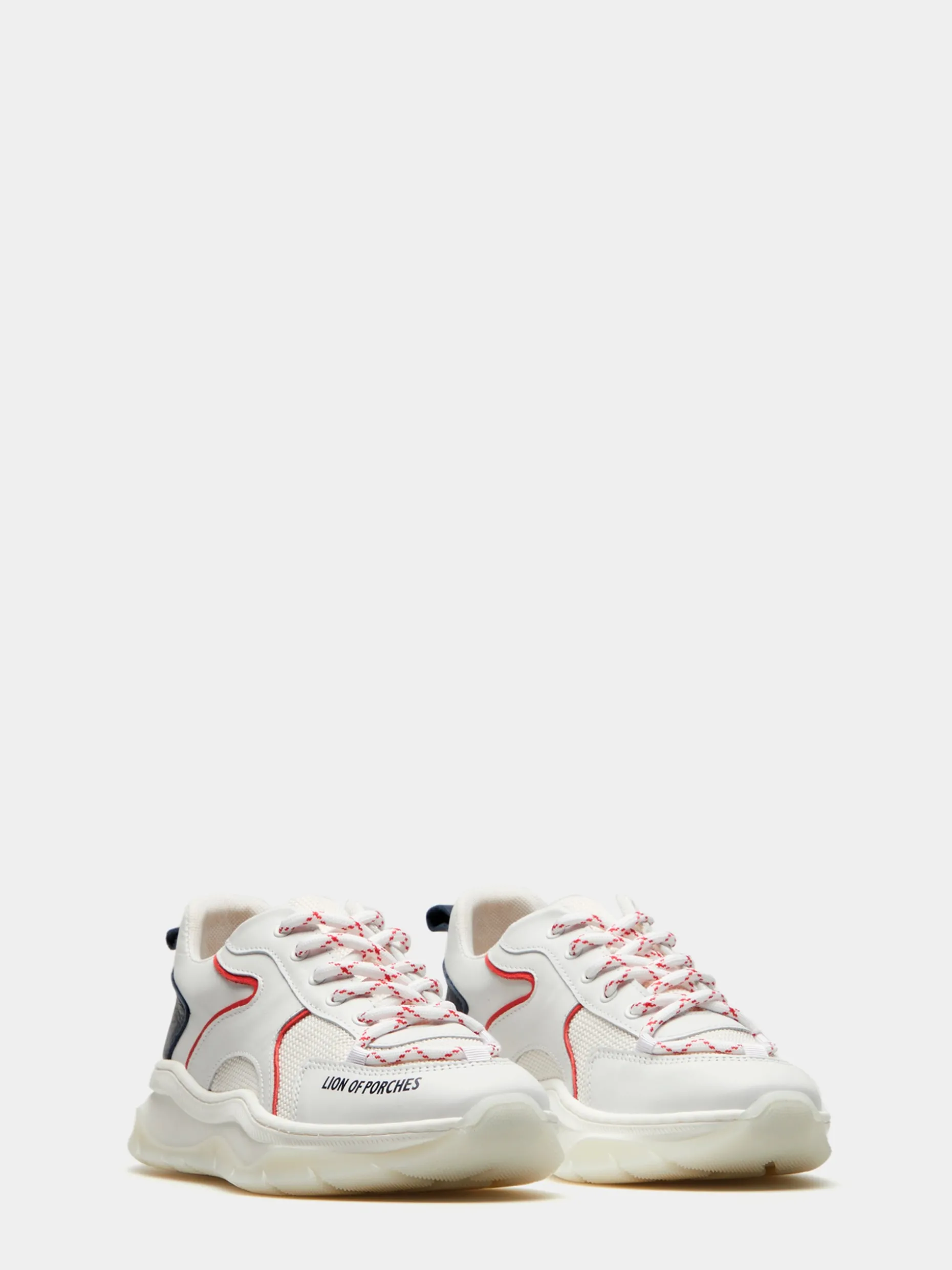 Sapatilhas combinadas unissexo com cordões