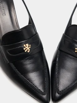 Sapatos mules com tacão kitten