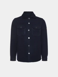 Sobrecamisa com bolsos frontais