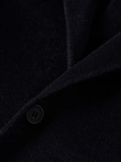 Sobretudo clássico mistura de lã