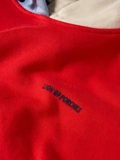 Sweater color block com capuz