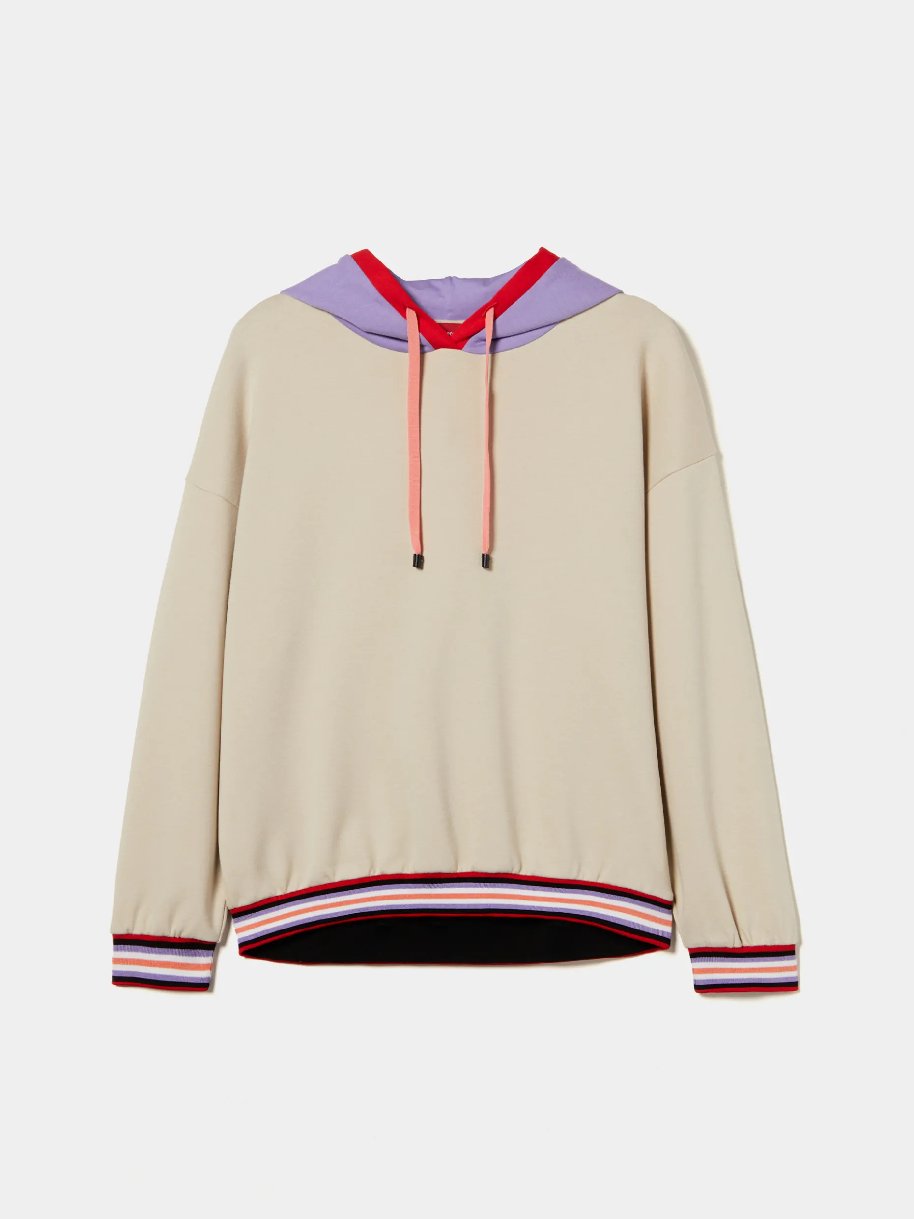 Sweater com capuz ajustável