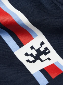 Sweater com capuz e estampado