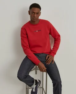 Sweater com estampado e interior polar