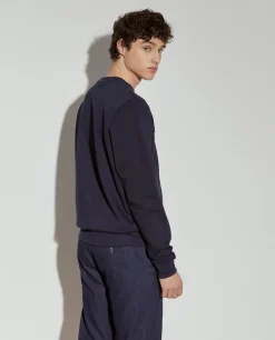 Sweater com estampado e interior polar