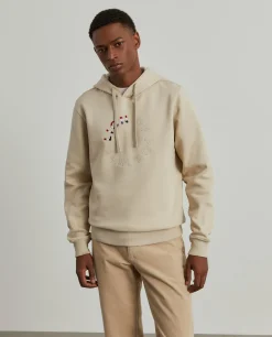 Sweater de algodão com capuz