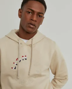 Sweater de algodão com capuz