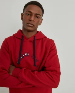 Sweater de algodão com capuz