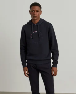 Sweater de algodão com capuz