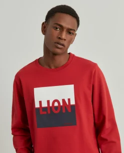 Sweater de algodão com estampado