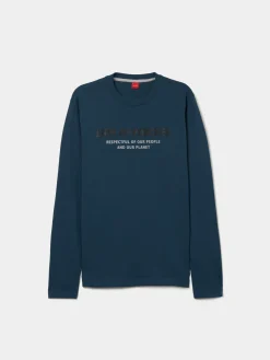 Sweater de algodão com estampado