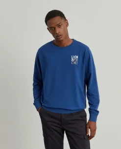 Sweater de algodão com logo