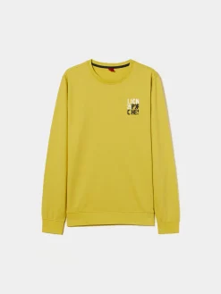 Sweater de algodão com logo