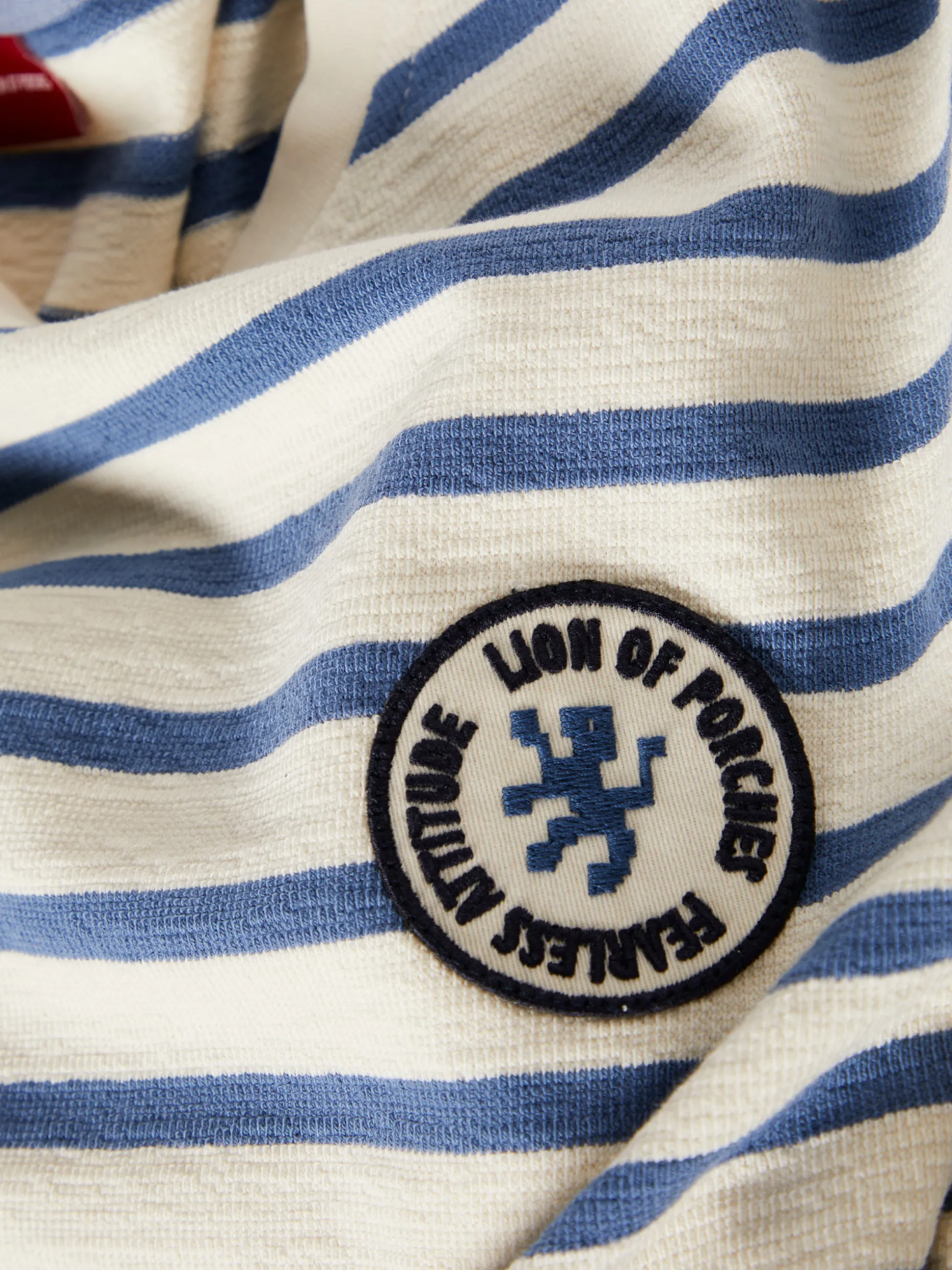 Sweater de algodão com padrão de riscas